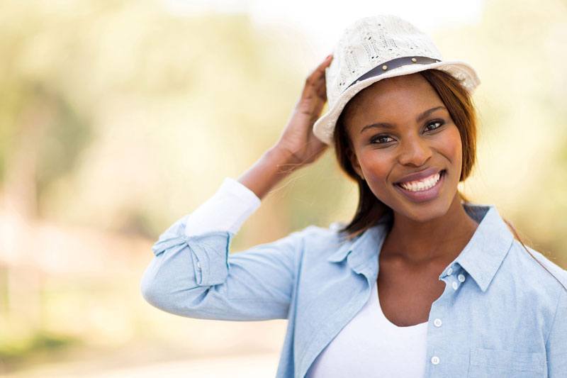 smiling lady