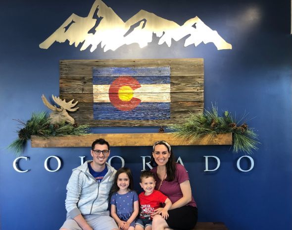 Prosthodontist in Broomfield, CO with family